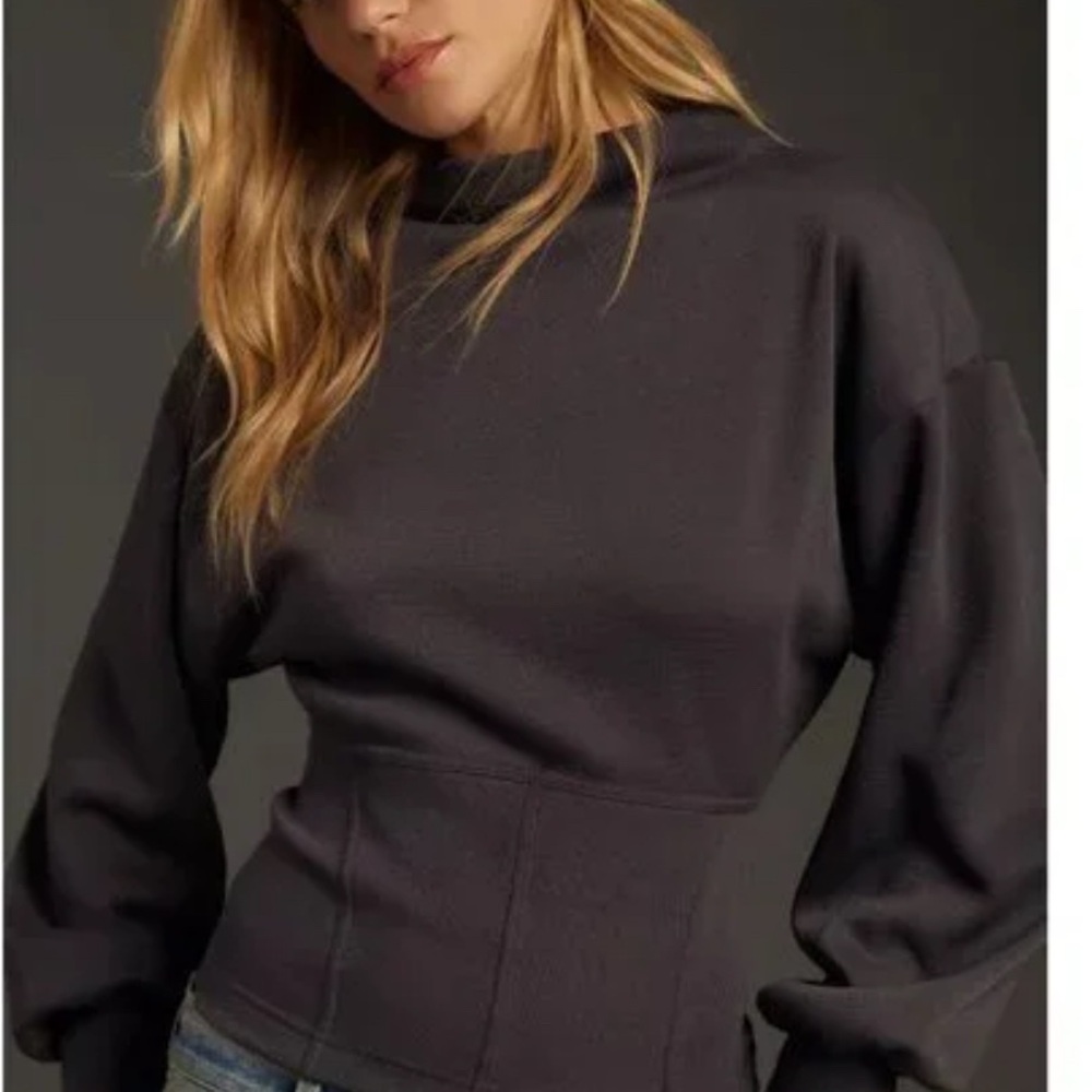 Maeve Dark Gray Sweatshirt